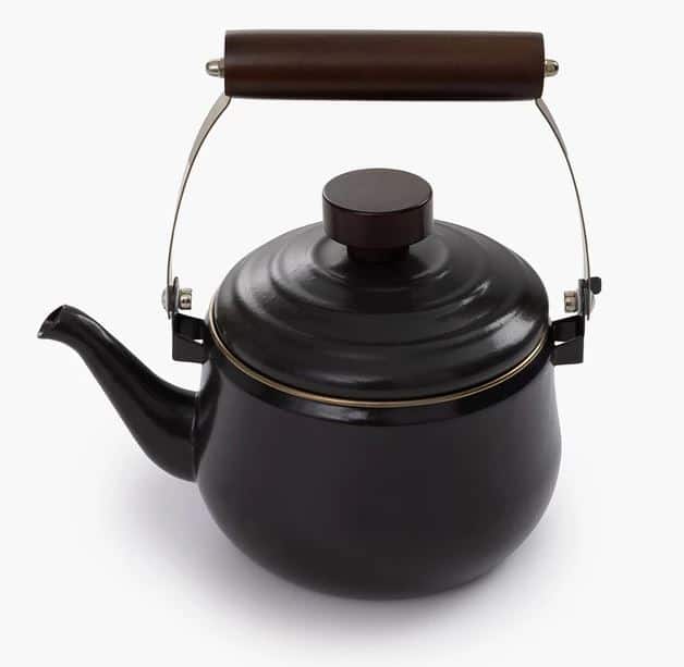 Barebones Enamel Teapot