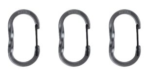 Barebones Wiregate Carabiner Small 3 st Gunmetal