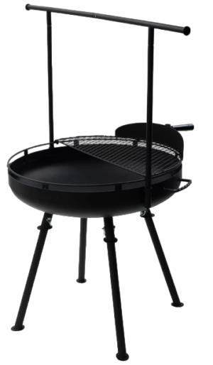 Barebones Cowboy Fire Pit Grill System