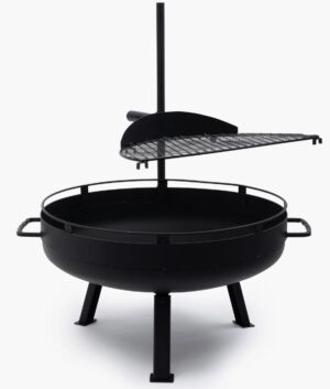Barebones Cowboy Fire Pit Grill System Small