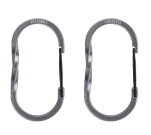 Barebones Wiregate Carabiner Medium 2 st Gunmetal